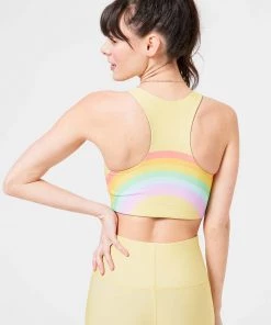 Terez Pastel Rainbow DuoKnit Sports Bra New Arrivals