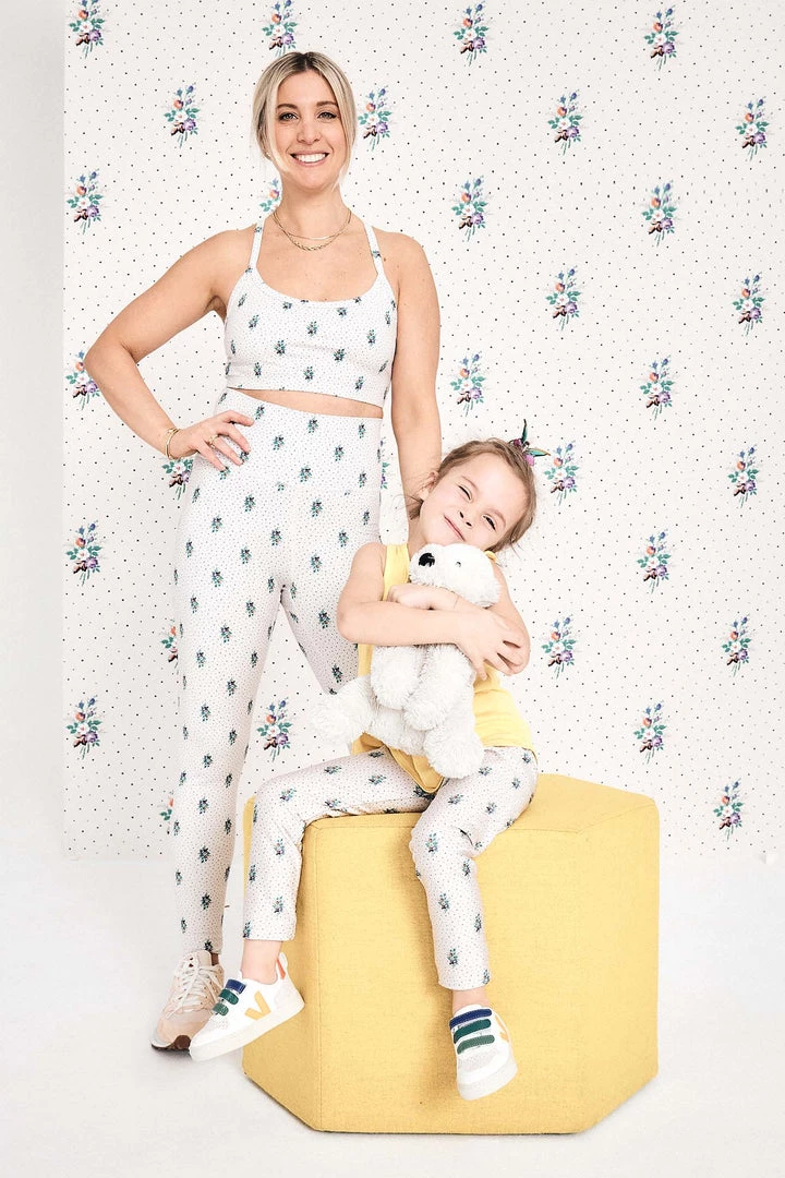 Golden Times Terez X Black Iris Spotted Bouquet TLC Leggings 3 Golden Times Terez X Black Iris Spotted Bouquet TLC Leggings