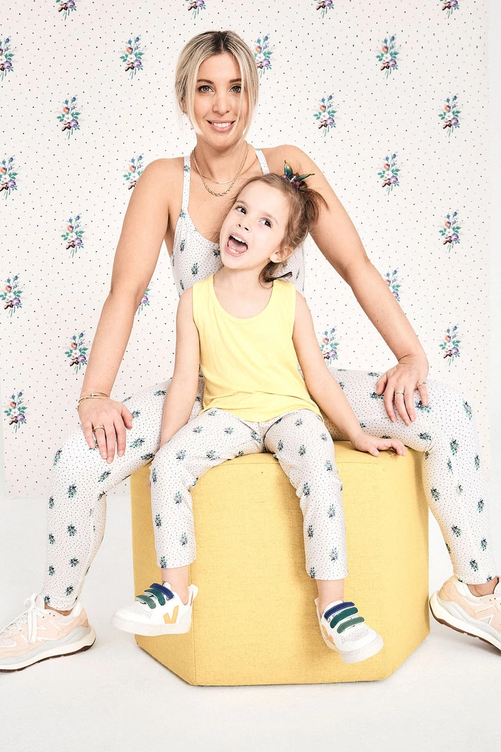 Terez X Black Iris Girls Spotted Bouquet Leggings 2 Terez X Black Iris Girls Spotted Bouquet Leggings