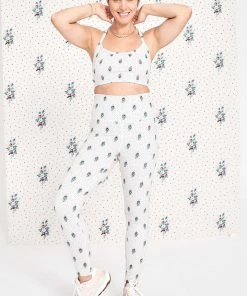 Golden Times Terez X Black Iris Spotted Bouquet TLC Leggings