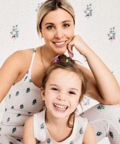 Golden Times Terez X Black Iris Spotted Bouquet TLC Bodysuit