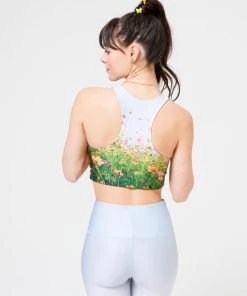 Terez New Arrivals Wildflowers Hi-Shine Sports Bra