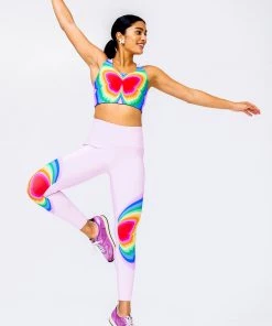 Terez Bras & Tops Psychedelic Butterfly Duoknit Sports Bra 9 Terez Bras & Tops Psychedelic Butterfly Duoknit Sports Bra