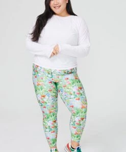 Terez New Arrivals Garden Party Hi-Shine 7/8 Leggings