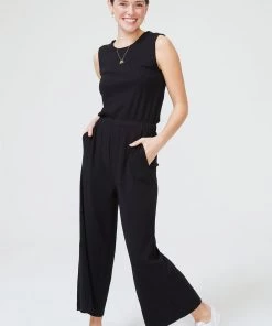 Terez Black Weekend Jumpsuit