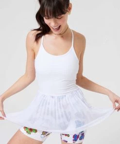 Terez White Butterfly Tennis Dress New Arrivals