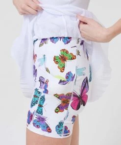 Terez White Butterfly Tennis Dress New Arrivals
