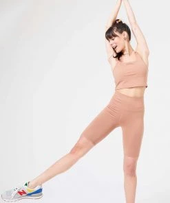Terez New Arrivals Camel TLC Bike Shorts