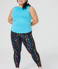 Terez Rainbow Cheetah Foil UpLift Leggings