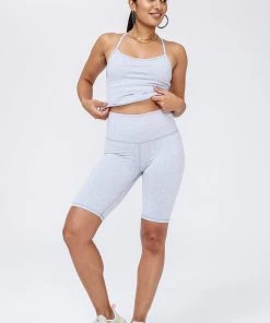 Terez TLC Shop Collegiate Gray TLC Bike Shorts