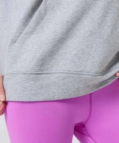 Terez X NY Forever Heathered Gray Hoodie