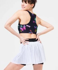 Terez New Arrivals Black And White Tennis Skirt