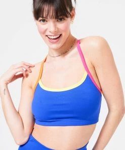 Terez Electric Blue TLC Y-Back Bralette