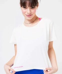 Terez Sugar Sizzle WorkIt Crop Tee