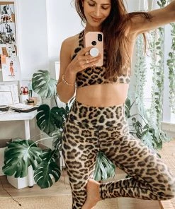 Terez Leopard Goals Hi-Shine Leggings