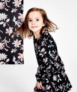 Terez X Black Iris Girls Midnight Lillies Sweatshirt