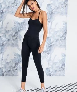 Golden Times Bodysuits Jet Black TLC Bodysuit