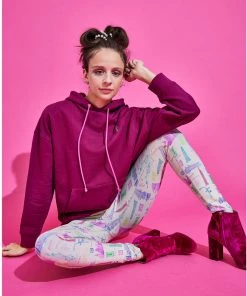 Terez X NY Forever Black Raspberry Hoodie