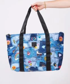 Terez Denim Patches Tote New Arrivals