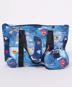 Terez Denim Patches Tote New Arrivals