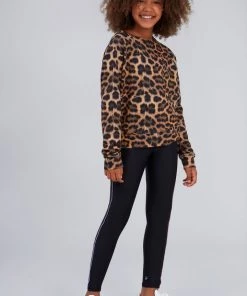 Terez Girls Leopard Goals Sweatshirt