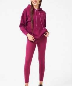 Terez X NY Forever Black Raspberry Hoodie