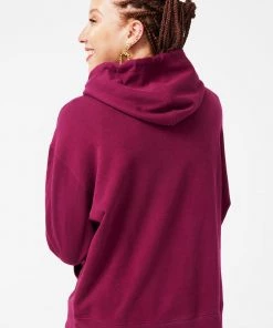 Terez X NY Forever Black Raspberry Hoodie