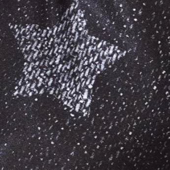 Terez Denim Black Stars Pouch 3 Terez Denim Black Stars Pouch