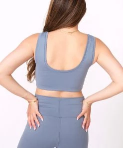 Terez New Arrivals Dove Gray TLC Sports Bra