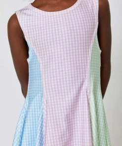 Terez Girls Tri-Gingham Skater Dress New Arrivals
