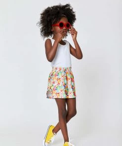 Terez New Arrivals Girls Neon Candy Gym Shorts