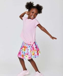 Terez Girls Retro Floral Skater Skirt New Arrivals