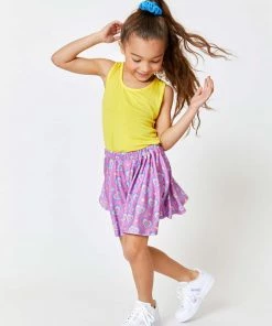 Terez Girls Psychedelic Heart Skater Skirt New Arrivals