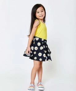 Terez Girls Yellow Racerback Tank