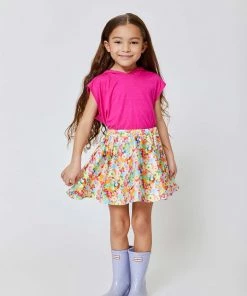 Terez Girls Neon Candy Skater Skirt New Arrivals