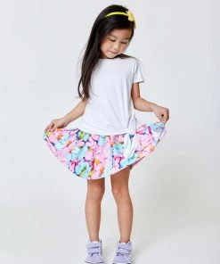 Terez Girls Marshmallow Bunnies Skater Skirt