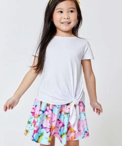Terez Girls Marshmallow Bunnies Skater Skirt