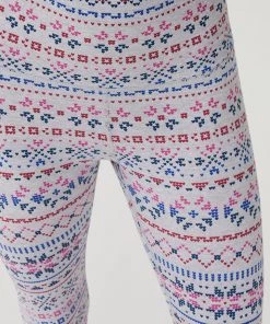 Terez TLC Shop Collegiate Gray Fair Isle TLC Leggings