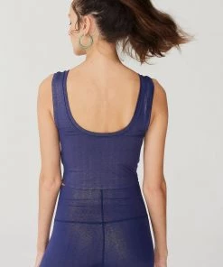 Terez Sapphire Sparkle TLC Crop Top TLC Shop