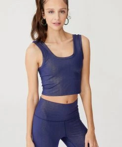 Terez Sapphire Sparkle TLC Crop Top TLC Shop