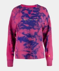 IGGB It's Gonna Get Better X Terez Blue Tie Dye Crewneck Long Sleeves & Sweatshirts