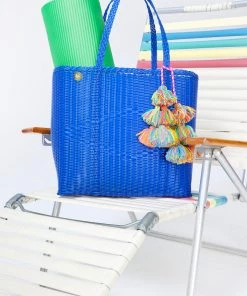 Terez Las Guanacas Jumbo Tote In Cobalt