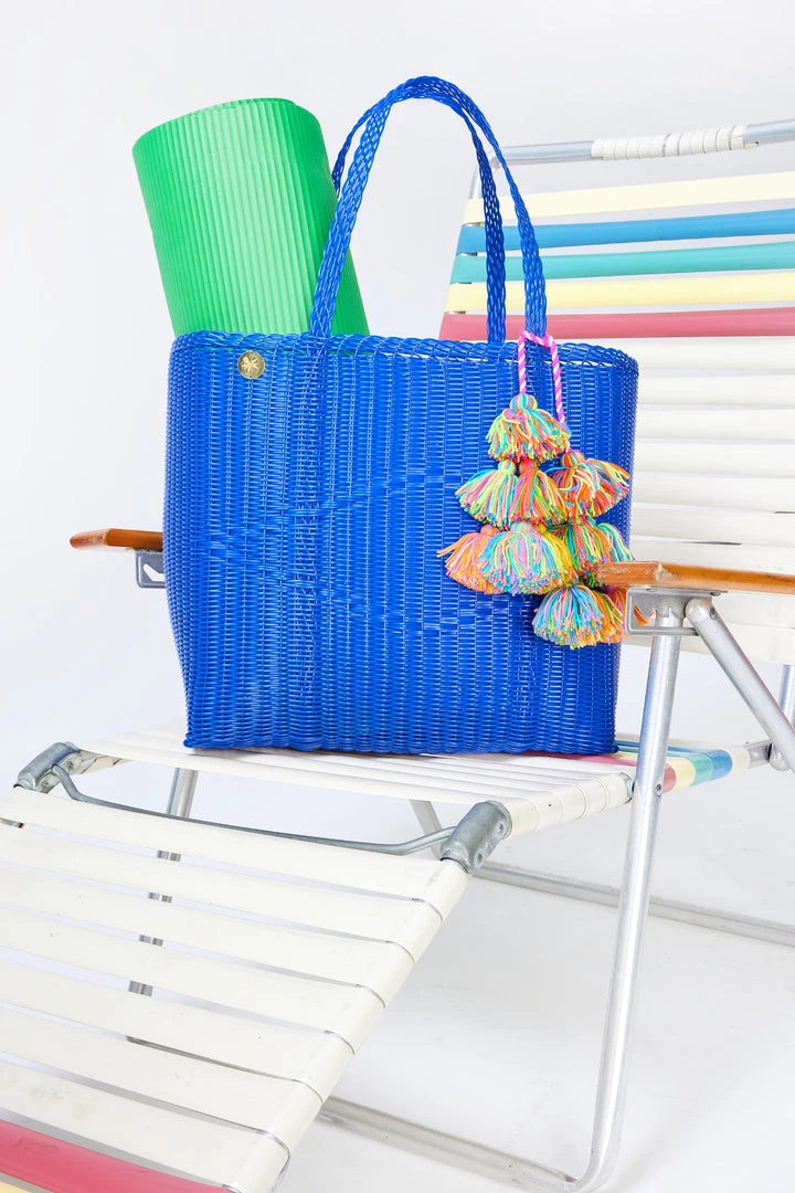 Terez Las Guanacas Jumbo Tote In Cobalt 2 Terez Las Guanacas Jumbo Tote In Cobalt