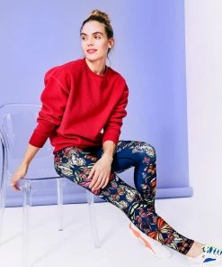 Terez Kaleidofly Pop DuoKnit Leggings